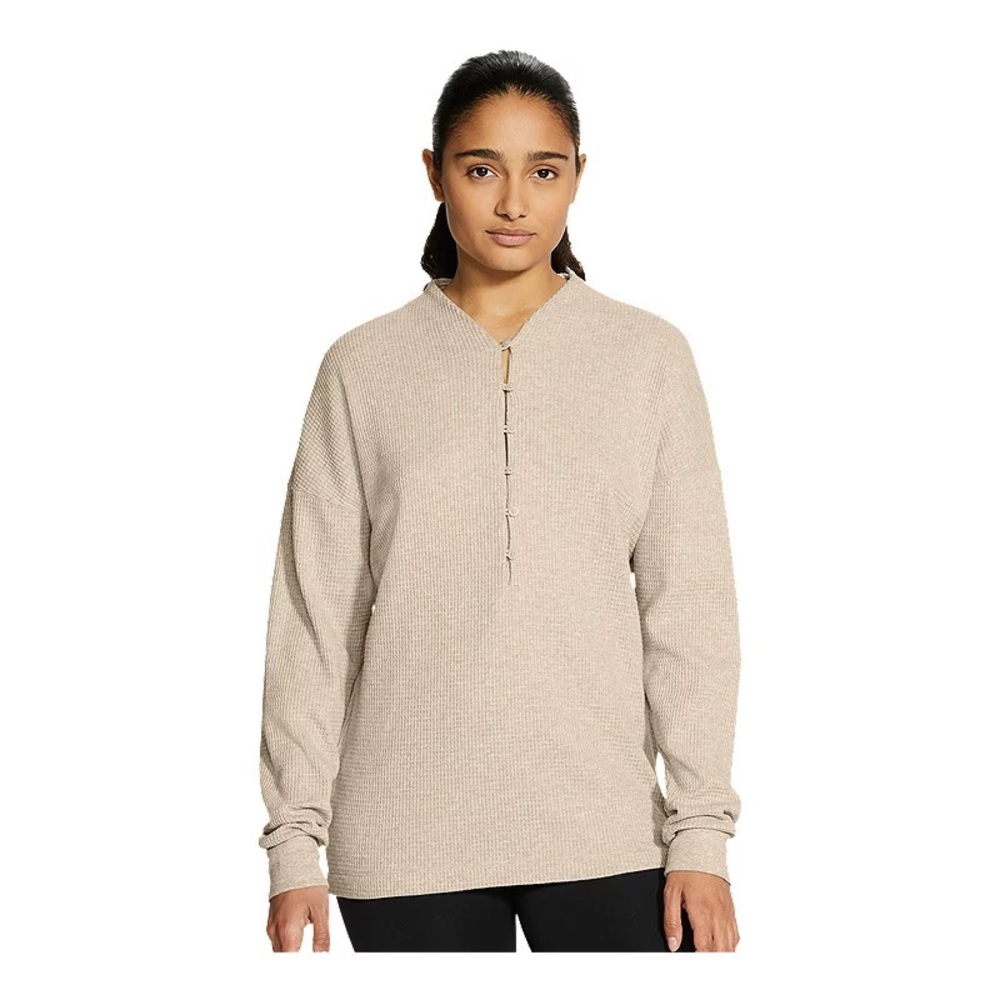 Nike Women’s Yoga Statement Clean Cover Up Long Sleeve Shirt